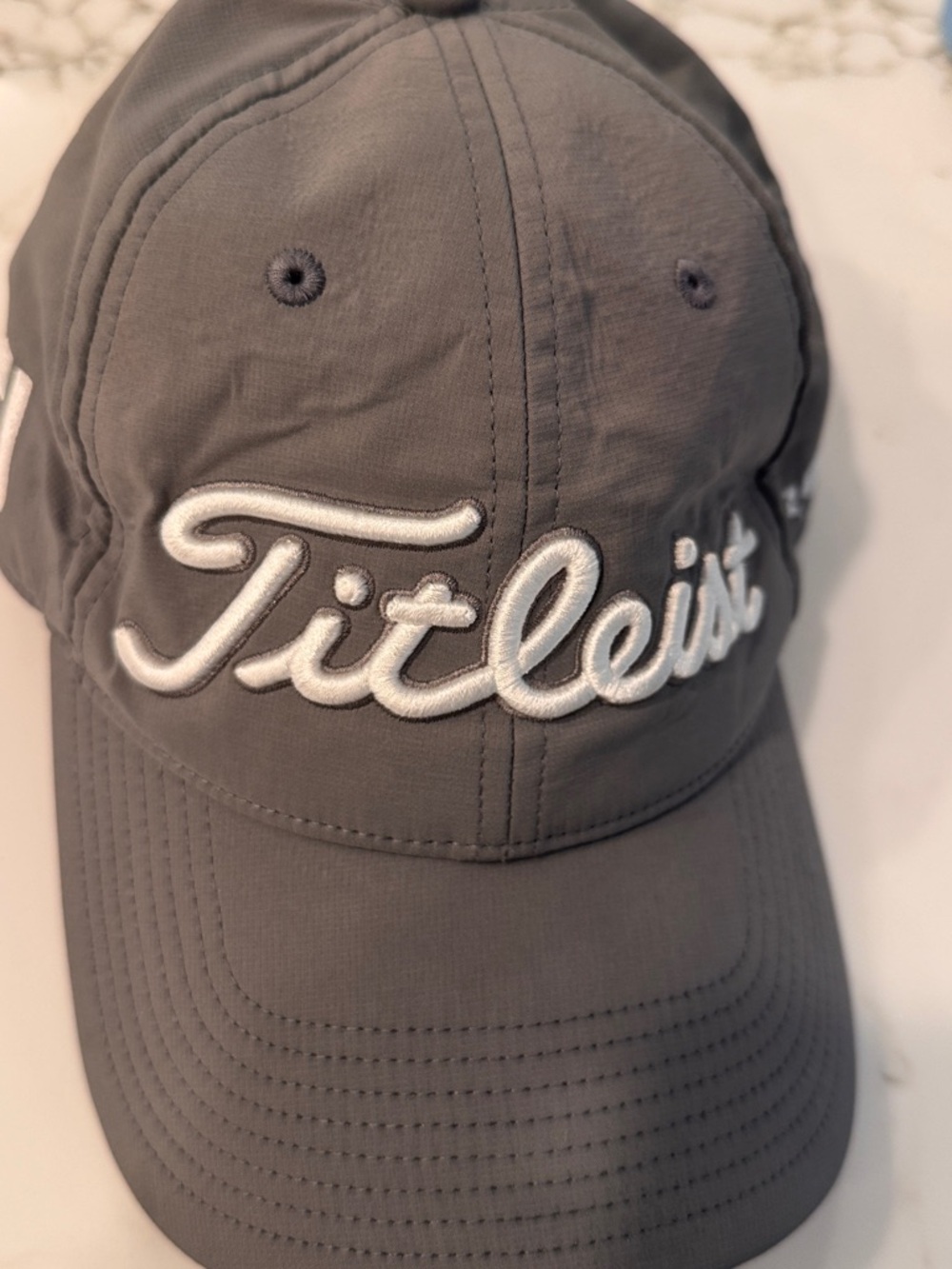 Titleist Gray Logo Golf Cap